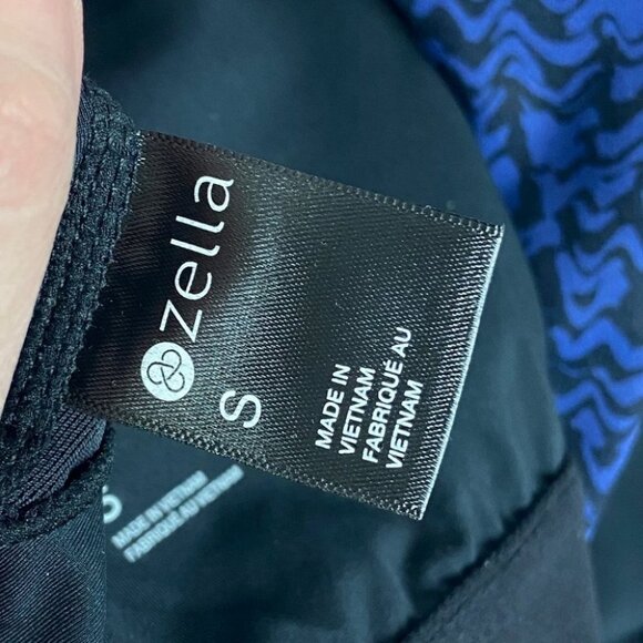 NEW Zella Live In Racerback Sports Bra Blue Twilight Size Small‎ Nordstrom Top S - Picture 8 of 14